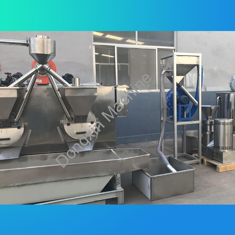 Sesame Baking and Peeling Production Line