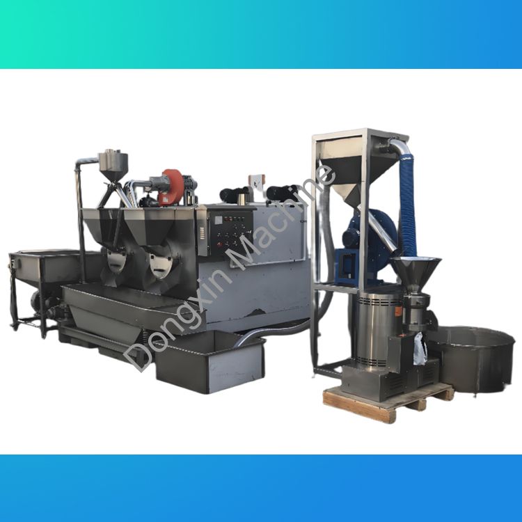 Sesame Baking and Peeling Production Line