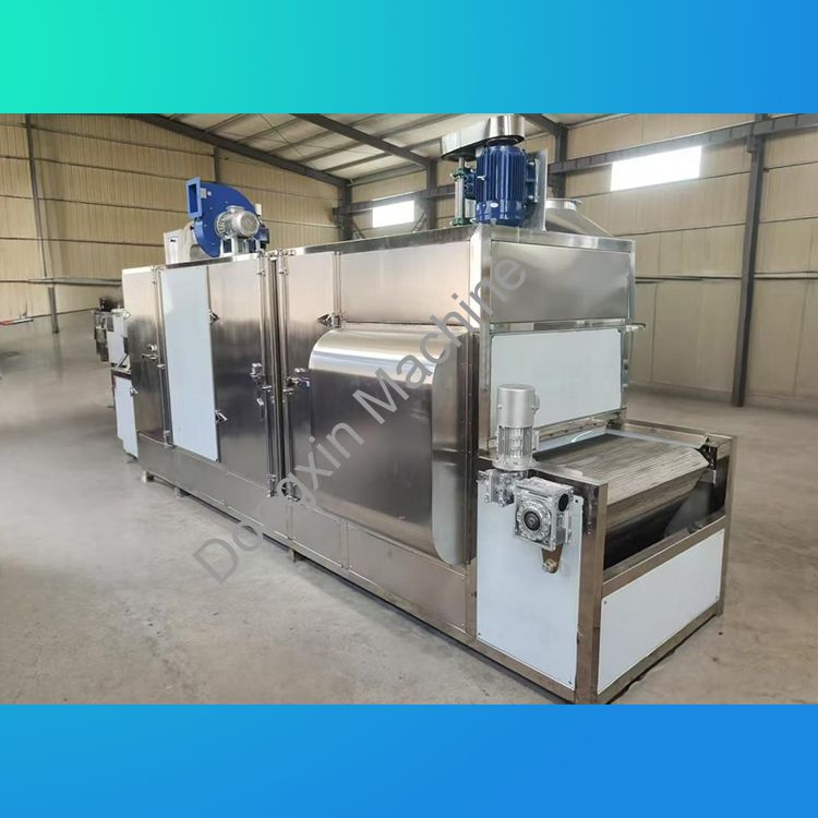 Conveyor belt continuous baking and cooling integrated machine